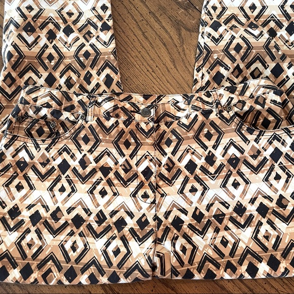 Ruby Rd Tribe Vibes Ombré Tribal Pattern Pants - Picture 5 of 9